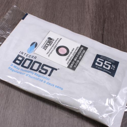 Boost by Integra - 2 Way Humidity Control Regulator Humidifier - 67g Pack - 55% RH - 1 Packet