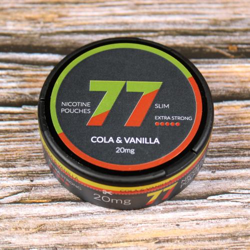 77 Nicopods 20mg Nicotine Pouches - Cola & Vanilla - 1 Tin