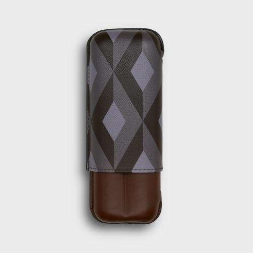 Recife Urbaine Hot Chocolate Leather Cigar Case - 2 Cigar Capacity