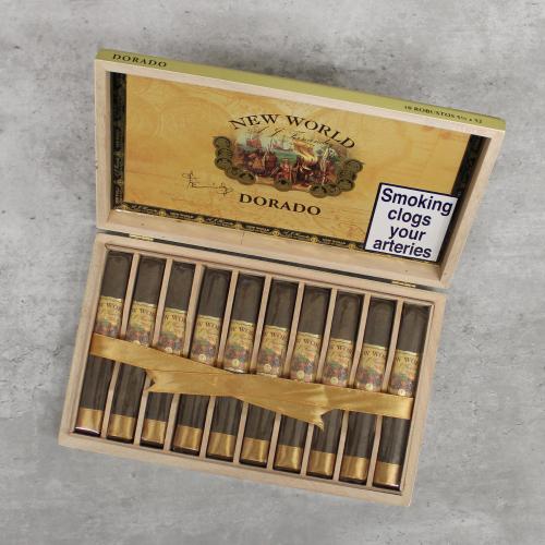 A.J. Fernandez New World Dorado Robusto Cigar - Box of 10