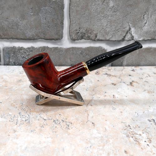 Aldo Morelli Fiorita Cherry 490 Smooth 9mm Filter Straight Fishtail Pipe (AMF128)