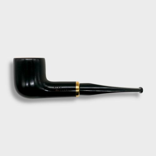 Aldo Morelli Fiorita Black 514 Smooth 9mm Filter Fishtail Pipe (AMF181)