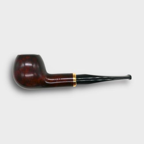 Aldo Morelli Fiorita Cherry 495 Smooth 9mm Filter Bent Fishtail Pipe (AMF190)