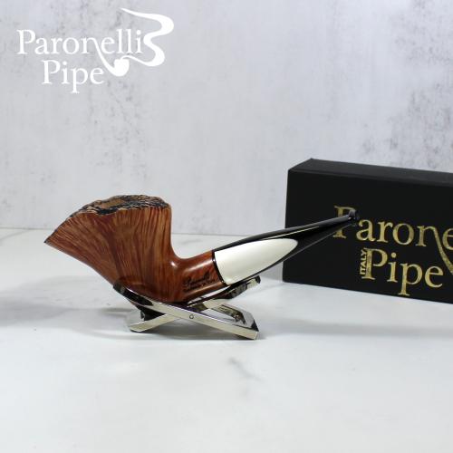 Ariberto Paronelli Part Rustic Meerschaum Inserts Fishtail Pipe (ART280)