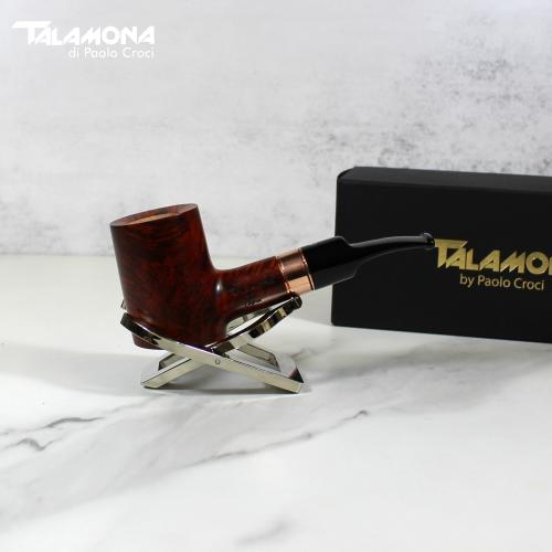 Talamona Di Paolo Croci Brass Poker Fishtail Pipe (ART379)