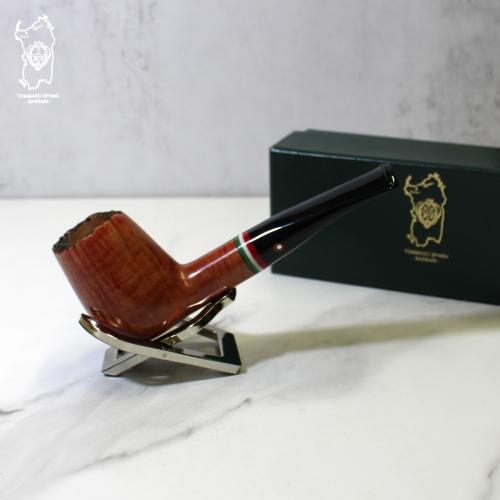 Tomasso Spanu Briar ?F? Italian Bent Pipe (ART455)