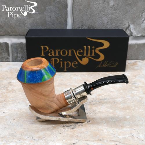 Ariberto Paronelli Olea Excelsa Calabash Fishtail Pipe (ART617)