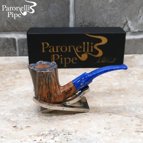 Ariberto Paronelli Piuma Blue Fishtail Pipe (ART619)