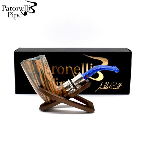 Alberto Paronelli Barnabys Creazione Silver Spigot Fishtail Pipe (ART647)