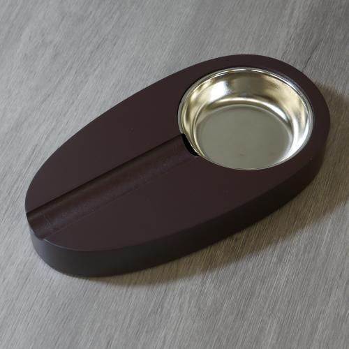 Oval Cigar Ashtray - Matte Cherry