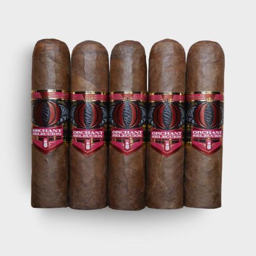 FLASH SALE - Humidor Top Up - Alec Bradley Orchant Seleccion Chubby Sampler - 5 Cigars