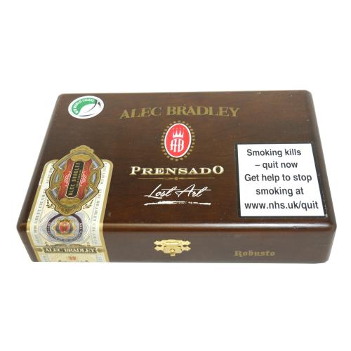 Empty Alec Bradley Prensado Lost Art Robusto Cigar Box