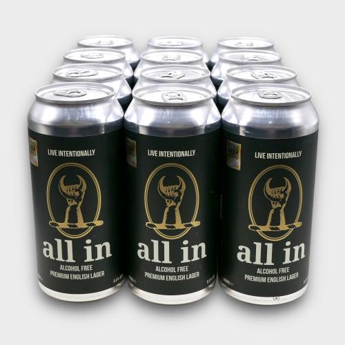 All In Alcohol Free Premium English Lager - 12 Cans