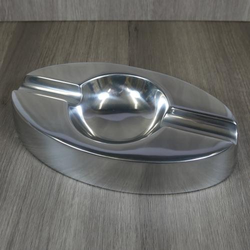 Aluminium Venice Design 2 Position Oval Cigar Ashtray