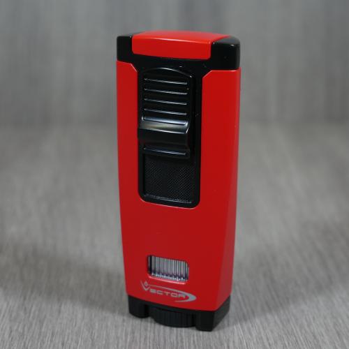 Vector Apex Torch Table Lighter - Matte Red