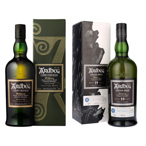 SPECIAL OFFER BUNDLE DEAL - Ardbeg Corryvreckan & Ardbeg 19 Year Old Traigh Bhan Batch 4 Whisky