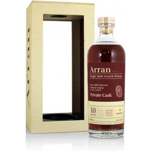 Arran 10 Year Old Private Single Cask - 59.5% 70cl