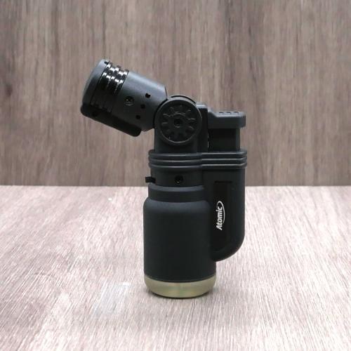 Atomic Tankboy V Angled Twin Jet Flame Cigar Lighter - Black