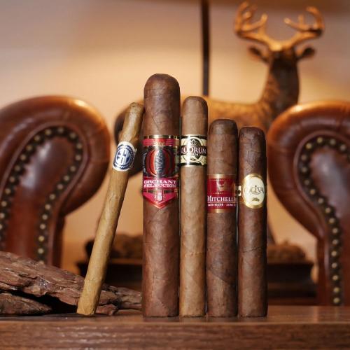 LEAFLET EXCLUSIVE FLASH SALE - Autumn Evenings Cigar Sampler - 5 Cigars