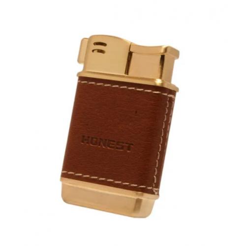 Honest Boyd Pipe Lighter - Gold & Tan (HON04)