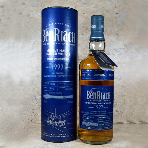 BenRiach 19 Year Old 1997 Cask #8634 - 50.8% 70cl