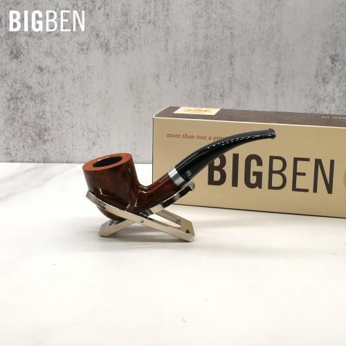 BigBen Sylvia 855 Tan Polish 9mm Filter Fishtail Pipe (BIG90) - End of Line