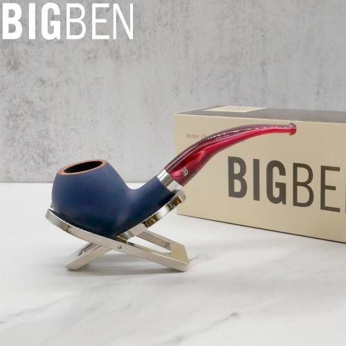 BigBen Sylvia 842 Blue Matte 9mm Filter Fishtail Pipe (BIG91)