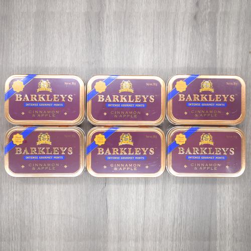 Barkleys Gourmet Mints - Cinnamon & Apple Tin - 6 x 50g (300g)