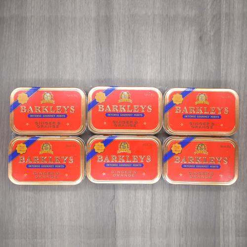 Barkleys Gourmet Mints - Ginger & Orange Tin - 6 x 50g (300g)