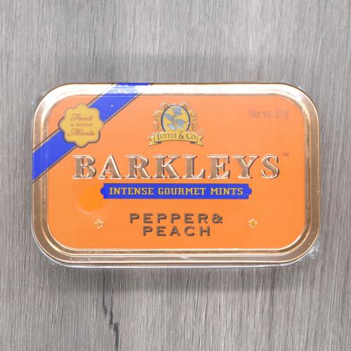 Barkleys Gourmet Mints - Pepper & Peach Tin - 50g