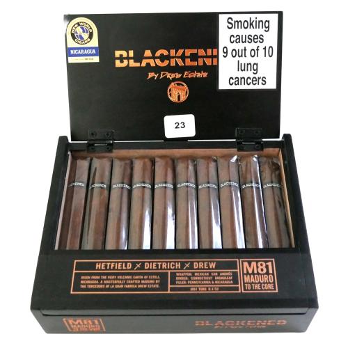 FLASH SALE - Drew Estate Blackened M81 Maduro Toro Cigar - Box of 20