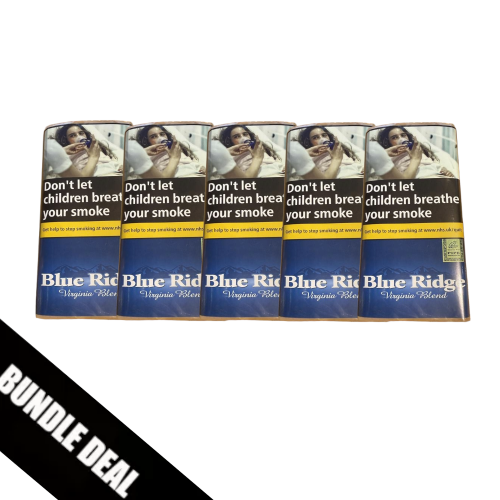 BUNDLE DEAL - Blue Ridge Virginia Blend Pipe Tobacco - 5 x 20g Pouch