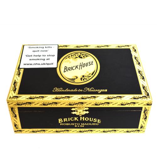 Empty Brick House Robusto Maduro Cigar Box