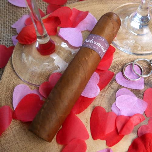 Wedding Cigar Band - BRIDESMAID - Burgundy Floral Design