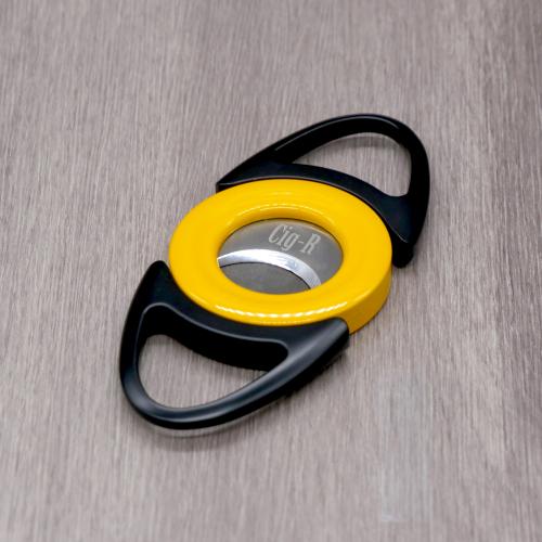 Chacom CIG-R Twin Bladed Cigar Cutter - Black & Yellow