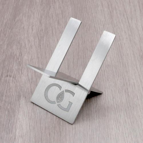 C.Gars Ltd Metal Folding Cigar Rest - Chrome