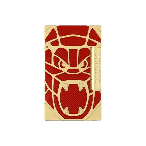 ST Dupont Lighter - Ligne 2 - Orlinski Kong - Red & Gold