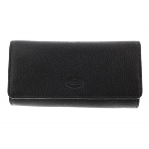 Chacom Large Leather Tobacco Pouch - Black