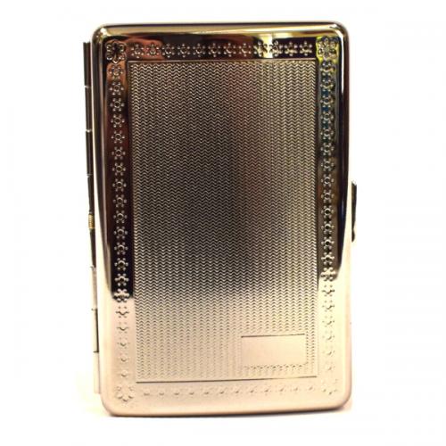 Star Pattern Cigarette Case - Fits Up To 16 Super King Cigarettes