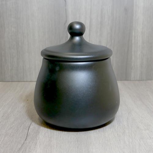 Chacom Ceramic Tobacco Jar - Matte Black