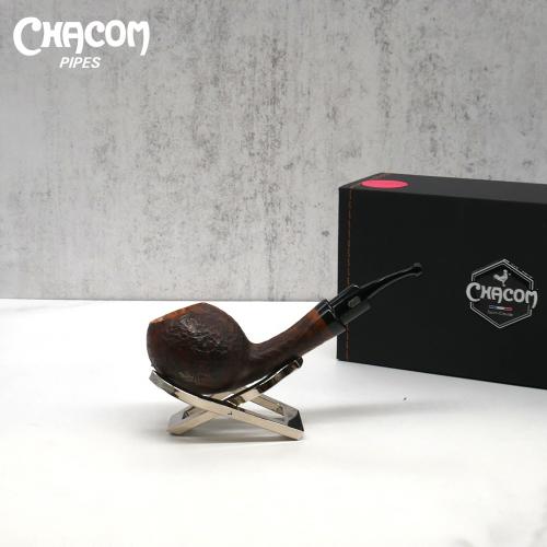 Chacom Anton Brown Sandblast Metal Filter Fishtail Pipe (CH534)