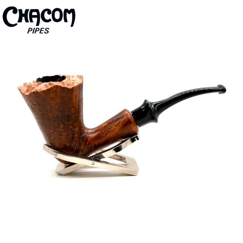 Chacom Fleur Brown Sandblast Metal Filter Fishtail Pipe (CH731)