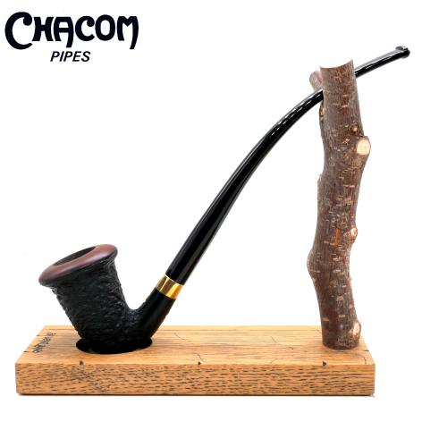 Chacom Calabash Churchwarden Rustic Fishtail Pipe (CH742)