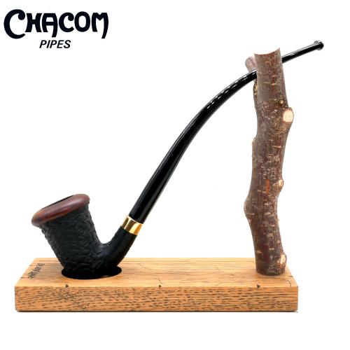 Chacom Calabash Churchwarden Rustic Fishtail Pipe (CH743)