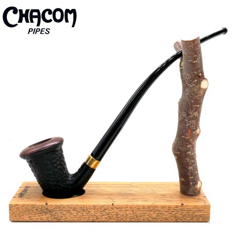 Chacom Calabash Churchwarden Rustic Fishtail Pipe (CH746)