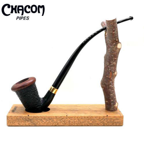 Chacom Calabash Churchwarden Rustic Fishtail Pipe (CH748)