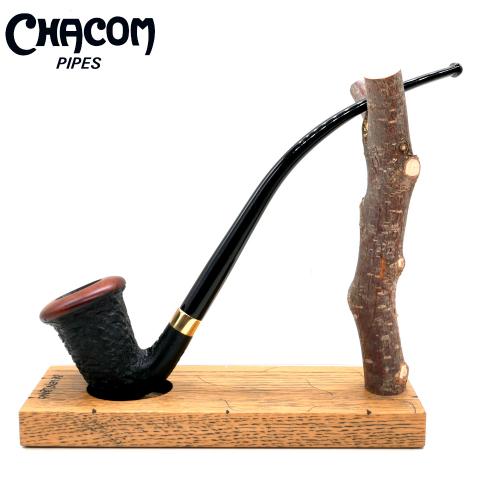Chacom Calabash Churchwarden Rustic Fishtail Pipe (CH749)