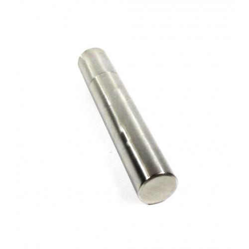 Angelo Brushed Metal Single Cigar Tube - Up To 58 Ring Gauge