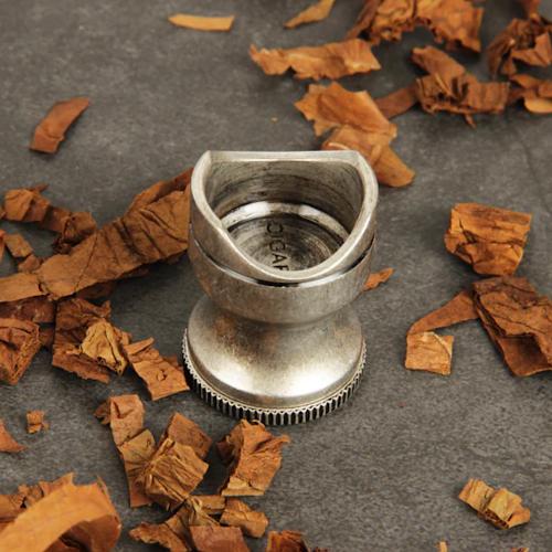 Cigarism Copper Cigar Stand & Punch Cutter - Silver - End of Line