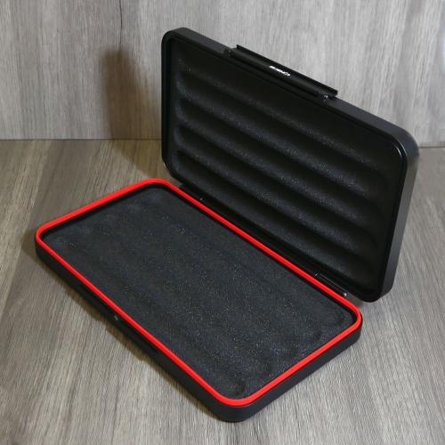 Cigarism Cigar Travel Case - 5 Cigar Capacity - Patterned Black